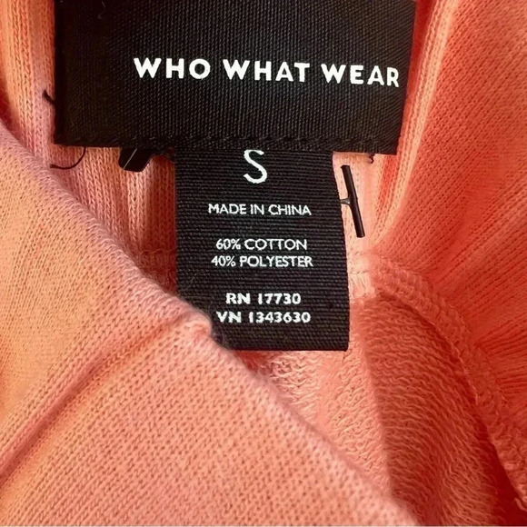 Who What Wear Peach Colored Jogger Sweatpants Size Small - Picture 4 of 4